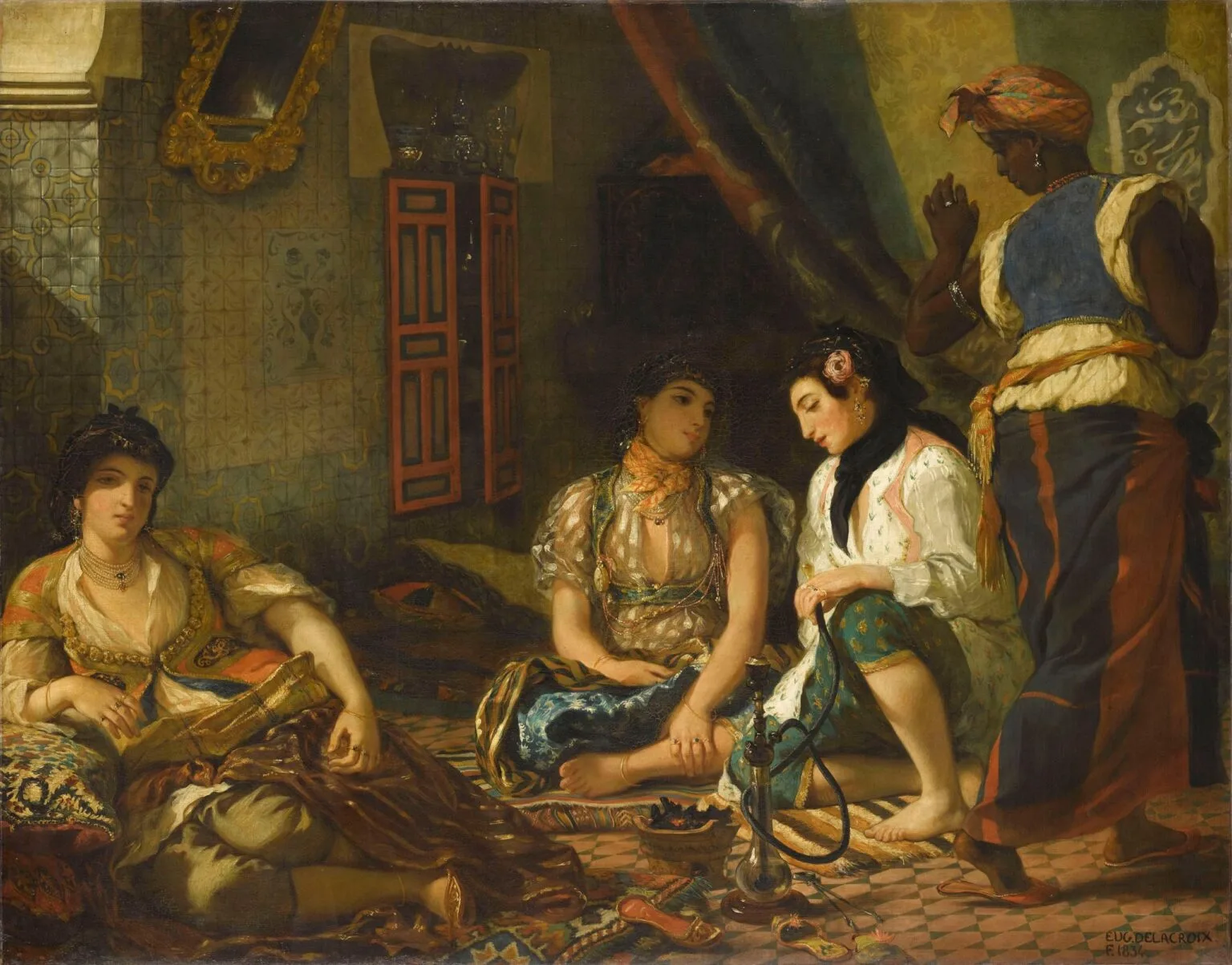 Eugène Delacroix, Femmes d'Alger dans leur appartement